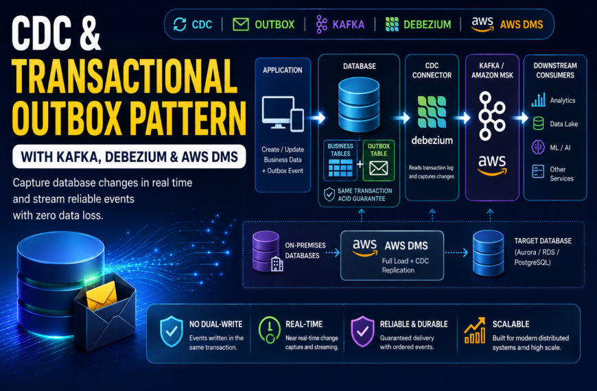 CDC and Transactional Outbox Pattern with Kafka, Debezium and AWS DMS